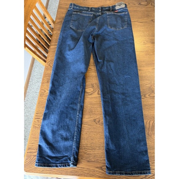 Wrangler Men's Carpenter Jeans Size 36x34, Blue, Straight Leg - Picture 7 of 8